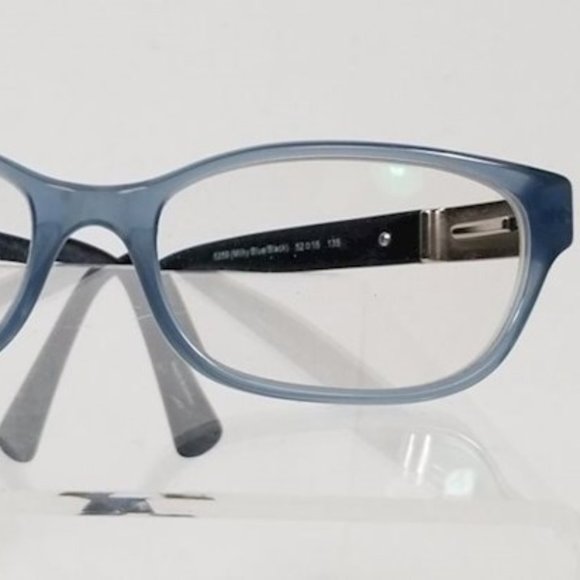 Coach Milky Blue & Black Emma Style Eyeglasses HC6 - Picture 1 of 7